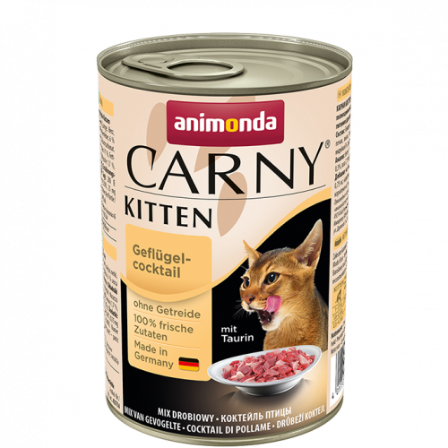 ANIMONDA Carny Kitten puszka z mieszanką mięs drobiowych 400g