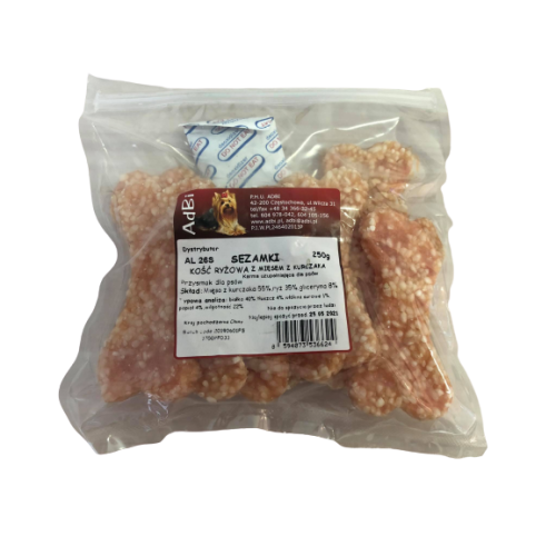 ADBI Sezamki kość ryżowa z mięsem z kurczaka [AL26S] 250g
