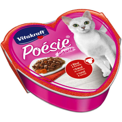 VITAKRAFT POESIE SOS wołowina i marchewka szalka dla kota 85g